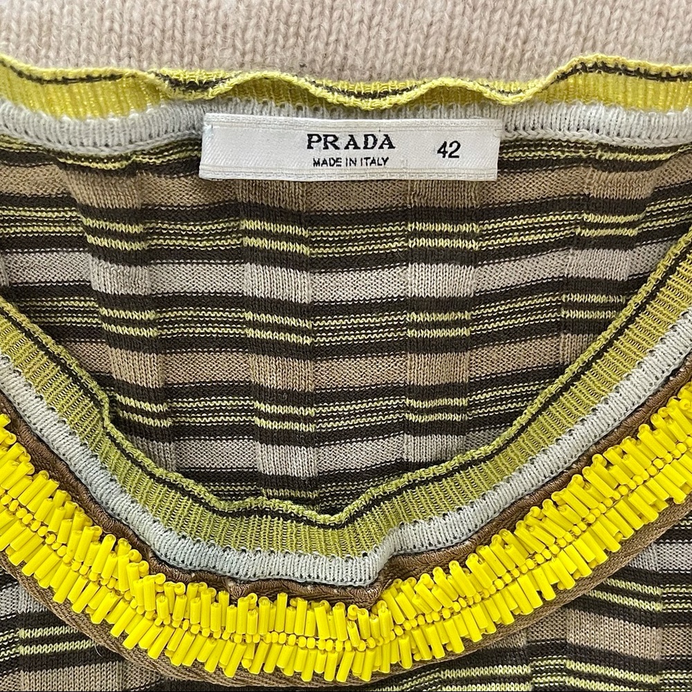 Vintage Brown Prada Top